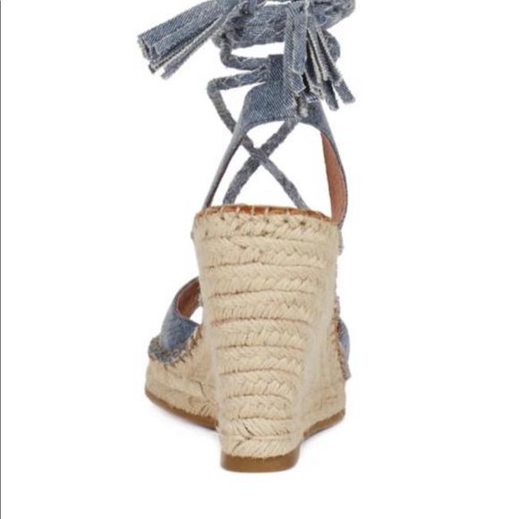 Joie Blue Phyllis Sandal Wedges - size 40 - never worn - Picture 2 of 6